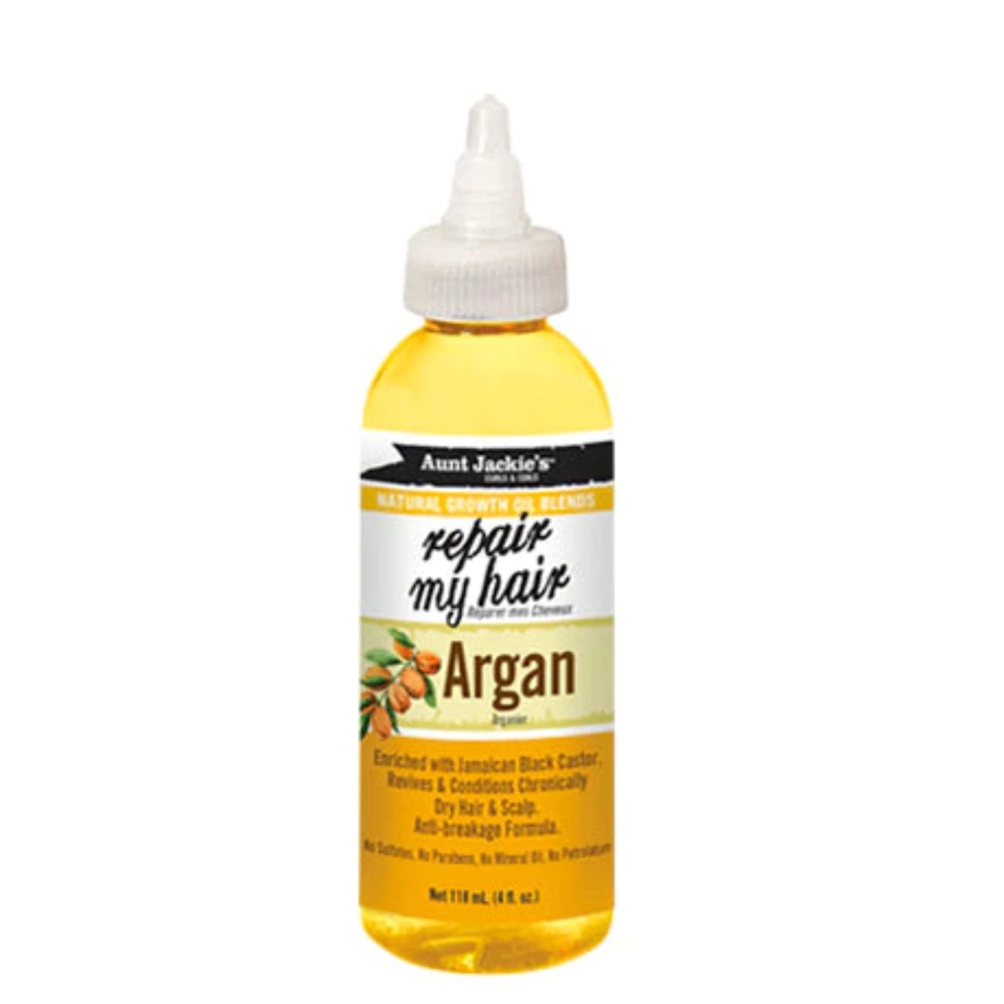Aunt Jackie's Repair My Hair Growth Oil – Argan