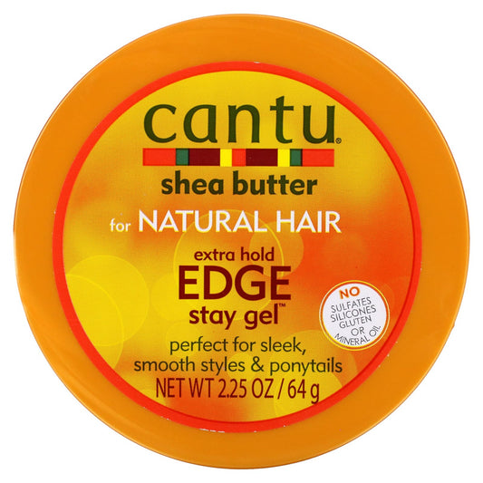 Cantu Shea Butter Edge Stay Gel 2.25oz - Extra Hold