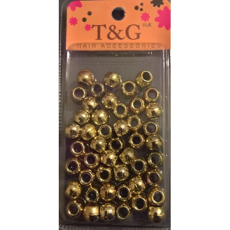 Hair Beads Gold Large