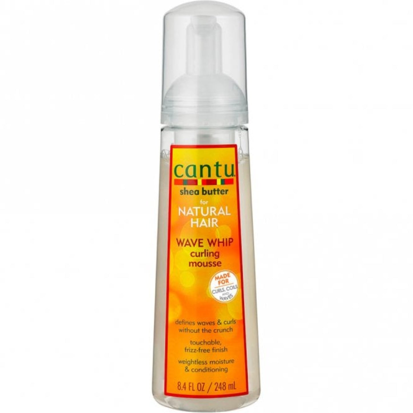 Cantu Shea Butter for Natural Hair Wave Whip Curling Mousse 248ml 8.4oz