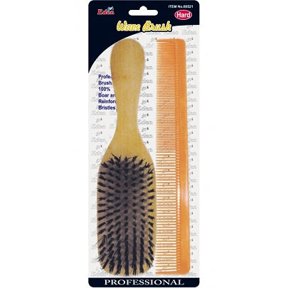 Eden Hard Wave Brush & Comb - 00521