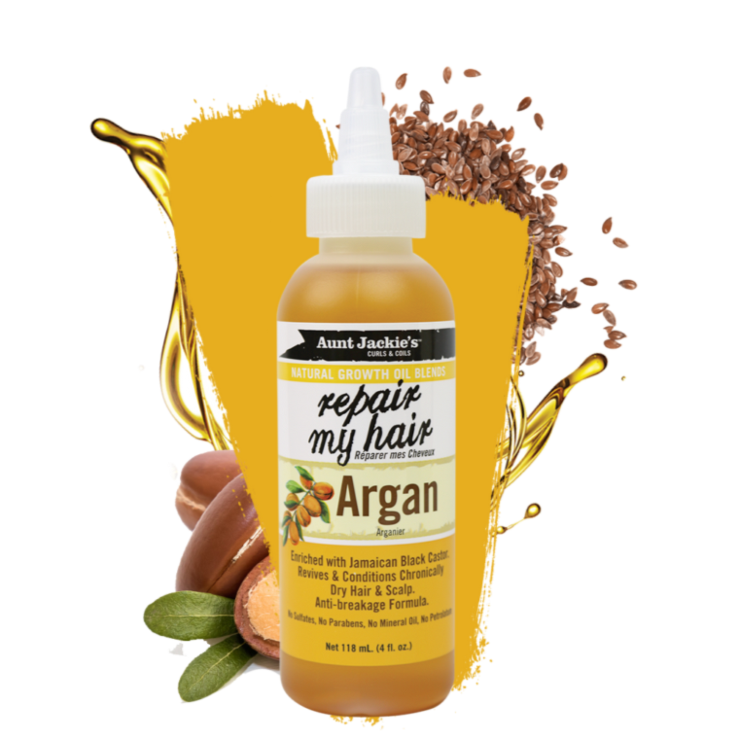 Aunt Jackie's Repair My Hair Growth Oil – Argan