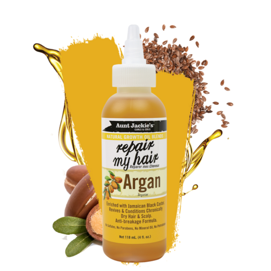 Aunt Jackie's Repair My Hair Growth Oil – Argan