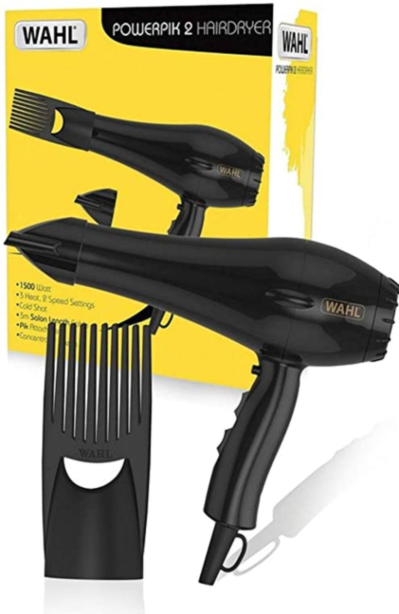 Wahl Hairdryers for Women Powerpik 2 Hair Dryer with Pik Attachment