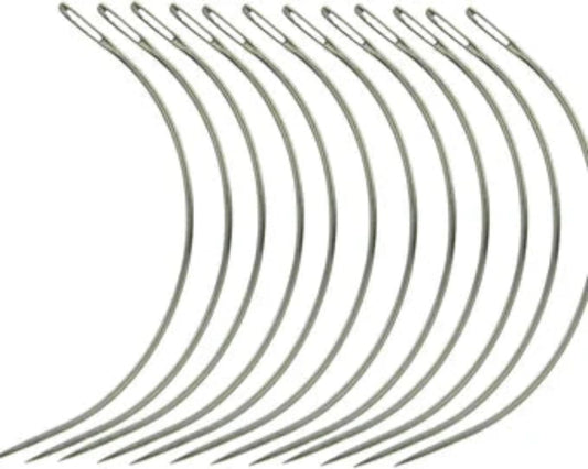 Weaving Needle Straight/Curve 2 Pcs